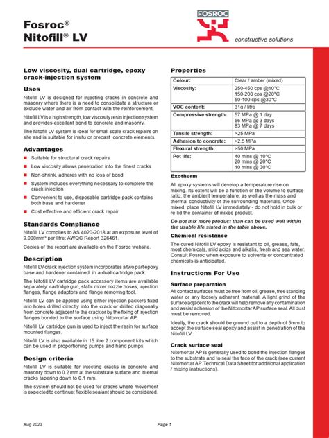 nitofill lv|nitofill lv data sheet.